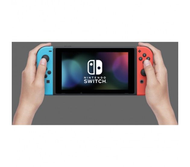 Nintendo Switch With Neon Blue And Neon Red Joy-Con - Droidshop.Vn