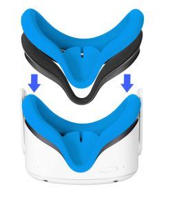 Mặt Nạ Silicone Màu Xanh Cho Quest 2