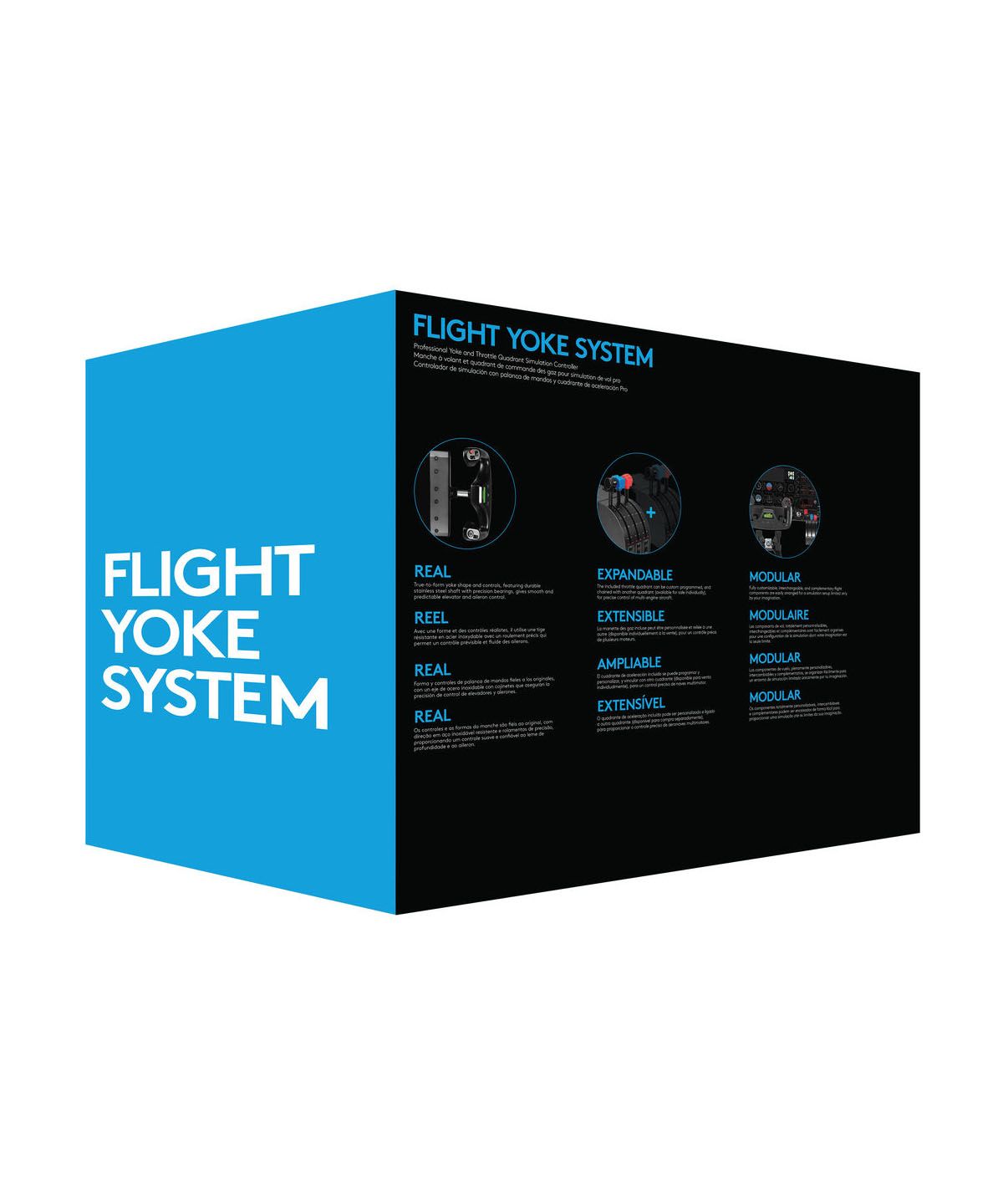Can Lai May Bay Logitech Flight Yoke System 6