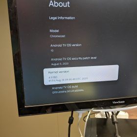 Phiên Bản Android Tv Google Chromecast 2020