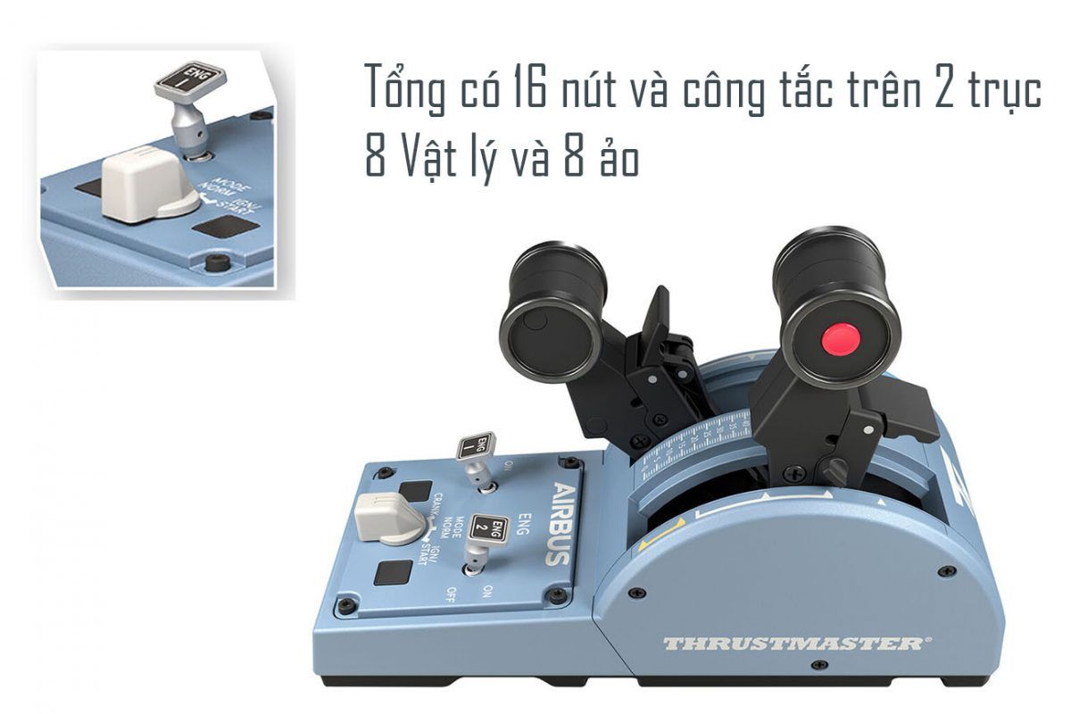 Nút Bấm Thrustmaster Tca Quadrant Airbus Edition