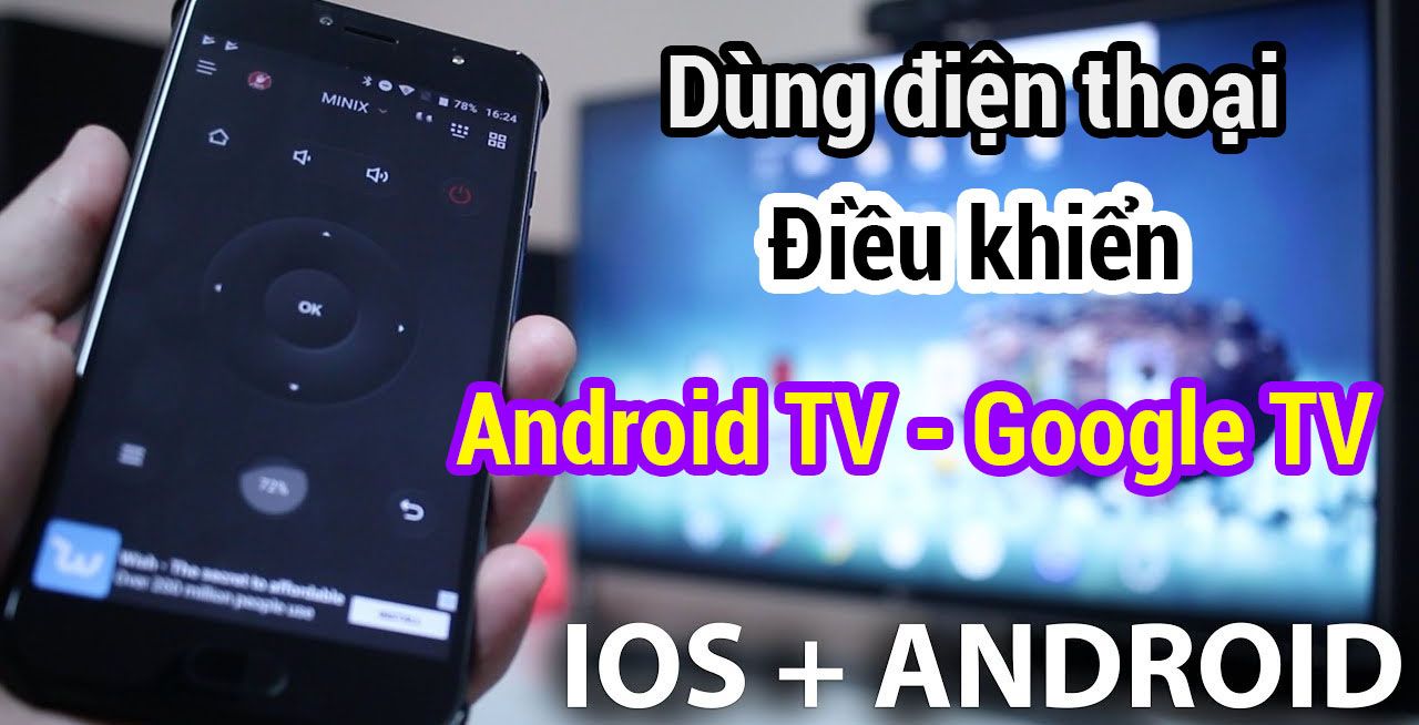 Điều Khiển Android Tv Google Tv