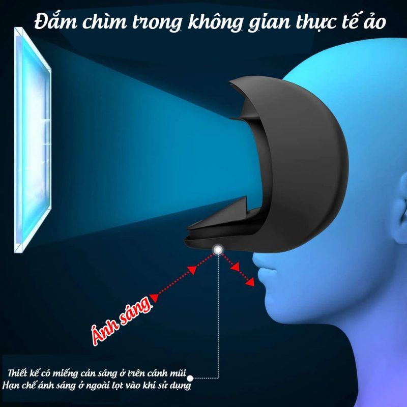 Mặt Nạ Silicone Cản Sáng Oculus Quest 2