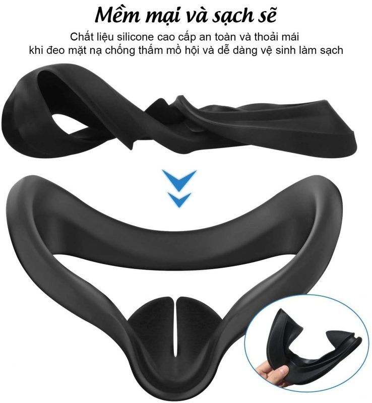 Mặt Nạ Silicone Kính Oculus Quest 2