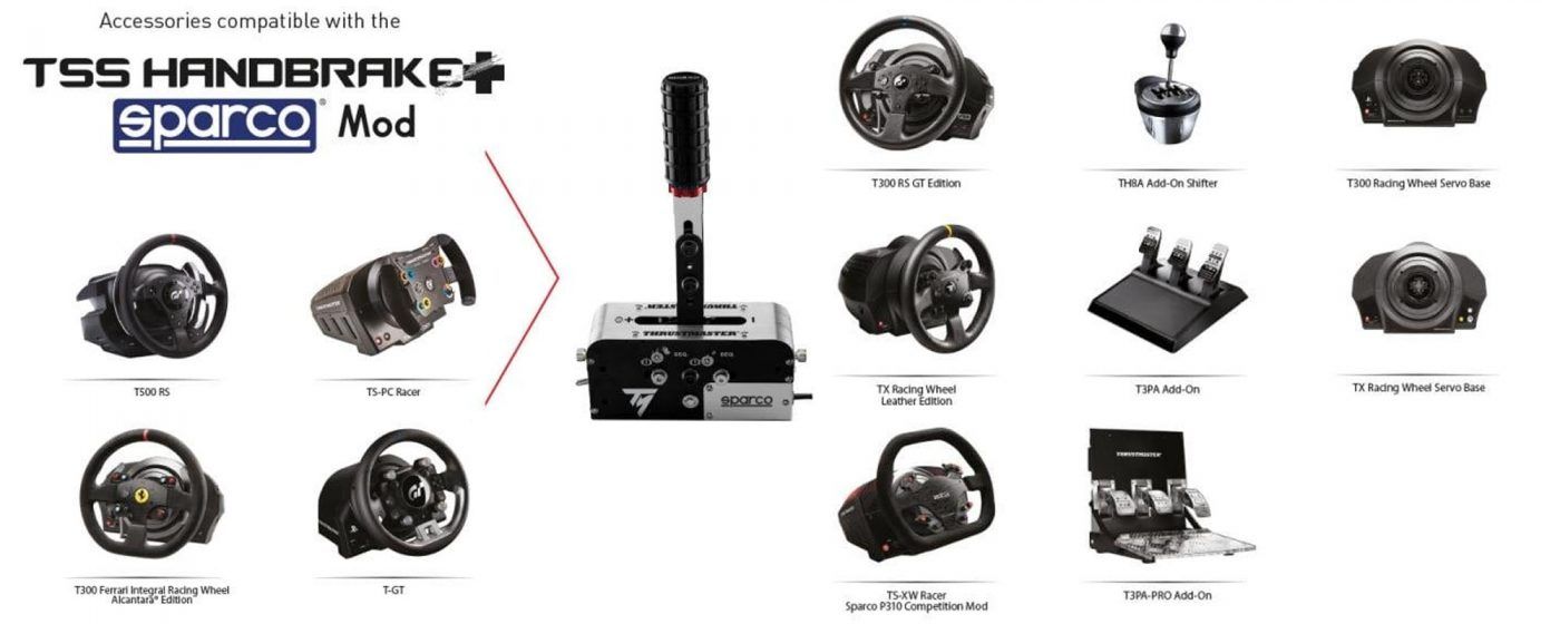 Thiết Bị Tương Thích Với Phanh Tay Thrustmaster