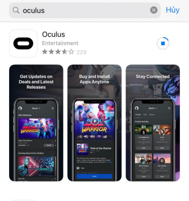 Ứng Dụng Oculus Trên App Store