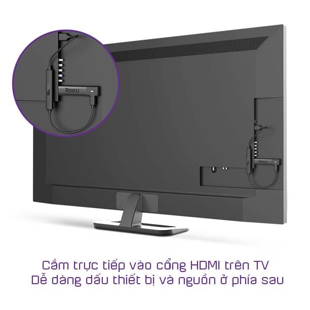 Cắm Trực Tiếp Roku Stick Vào Tv