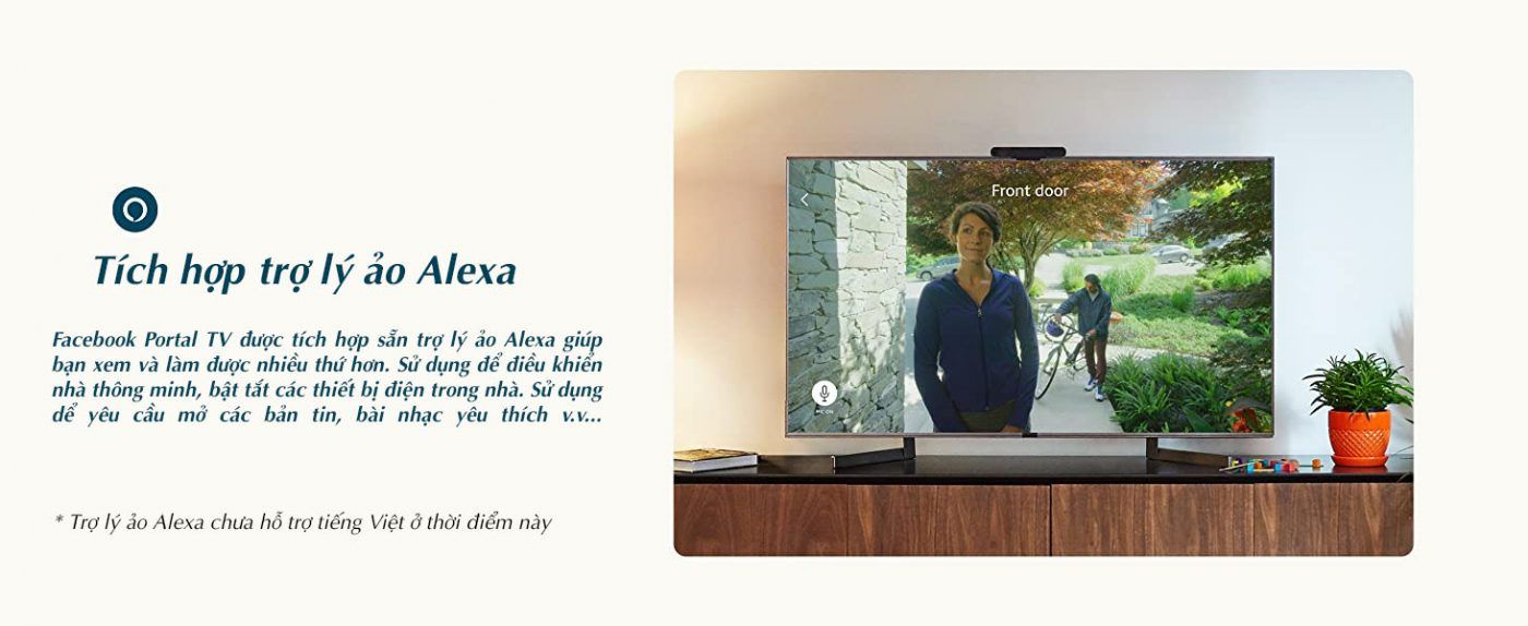 Trợ Lý ảo Alexa Tích Hợp Sẵn Trên Portal Tv