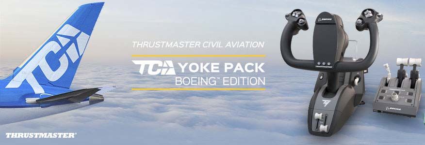 Cần Lái Máy Bay Thrustmaster Tca Yoke Pack Boeing Edition