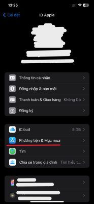 Chọn Mục Cài đặt Trong Iphone