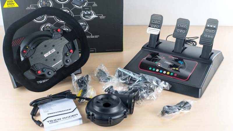 Trọn Bộ Sản Phẩm Vô Lăng Thrustmaster Ts Xw Racer Sparco P310 Competition Mod