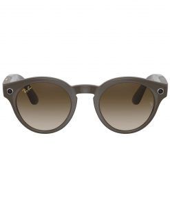 Kính Thông Minh Ray Ban Stories Round Shiny Brown Brown Gradient 1