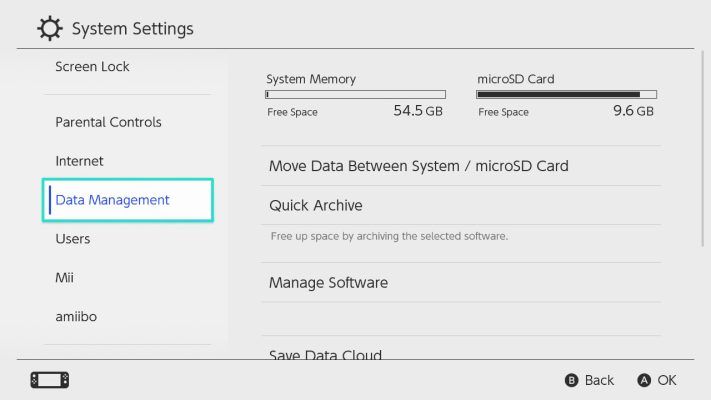 Chọn Data Management