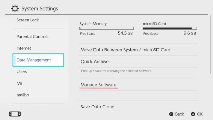 Chọn Manage Software