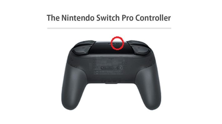Chọn Sync Button Trên Controller Switch Pro