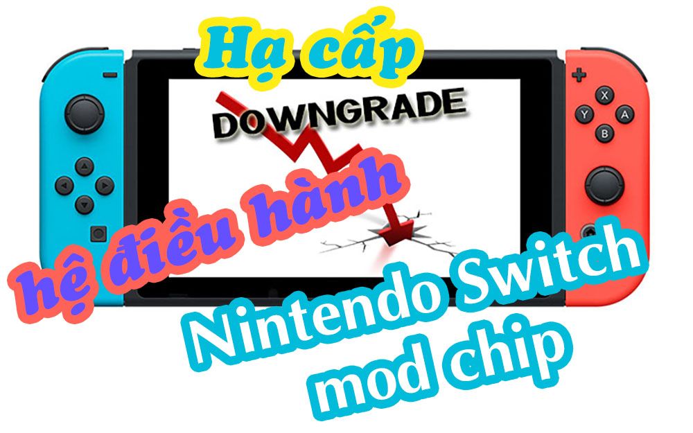 Hạ Cấp Hệ điều Hành Nintendo Switch Mod Chip