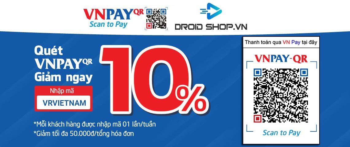 Nhập Mã Vnpay Giảm 50k Droidshop