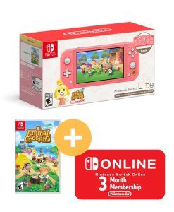 Máy Nintendo Switch Lite Animal Crossing Bundles Hong