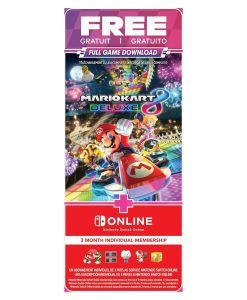 Máy Chơi Game Nintendo Switch V2 Mario Kart 8 Deluxe Bundle + Nintendo Switch Online Membership 1
