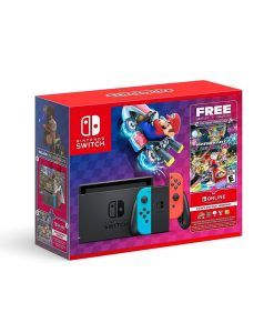 Máy Chơi Game Nintendo Switch V2 Mario Kart 8 Deluxe Bundle + Nintendo Switch Online Membership