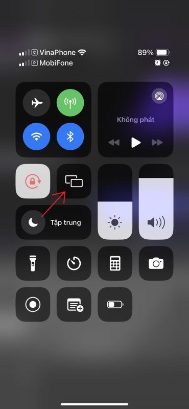 Tìm đến Biểu Tượng Airplay