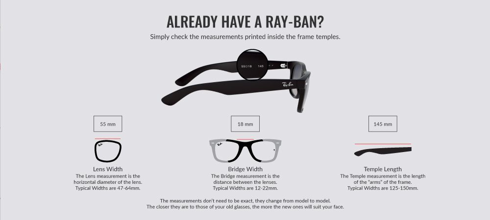 Hướng Dẫn Chọn Size Kính Rayban Meta