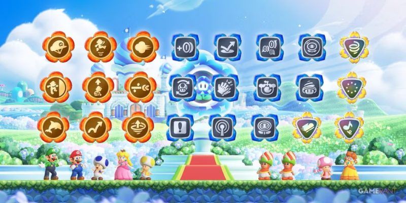 Mario Bros Wonder All Badges