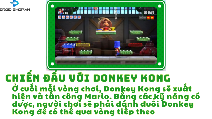 Chiến đấu Với Donkey Kong
