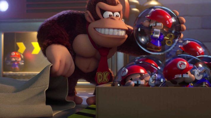 Donkey Kong đã Lấy Trộn Các Mini Mario Từ Trong Nhà Máy