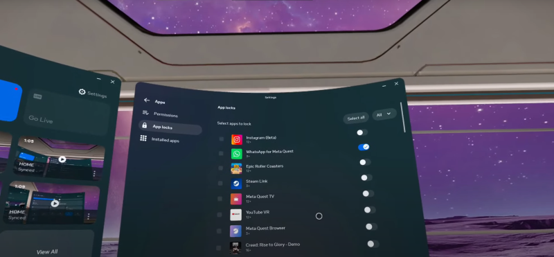 Khóa App Cá Nhân Trên Meta Quest 3