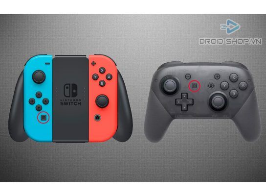 Nút Chụp Và Quay Màn Hình Nintendo Switch