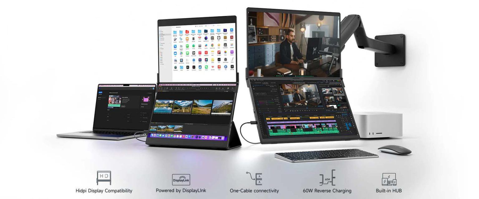 Jsaux flipgo portable dual monitor droidshop vn