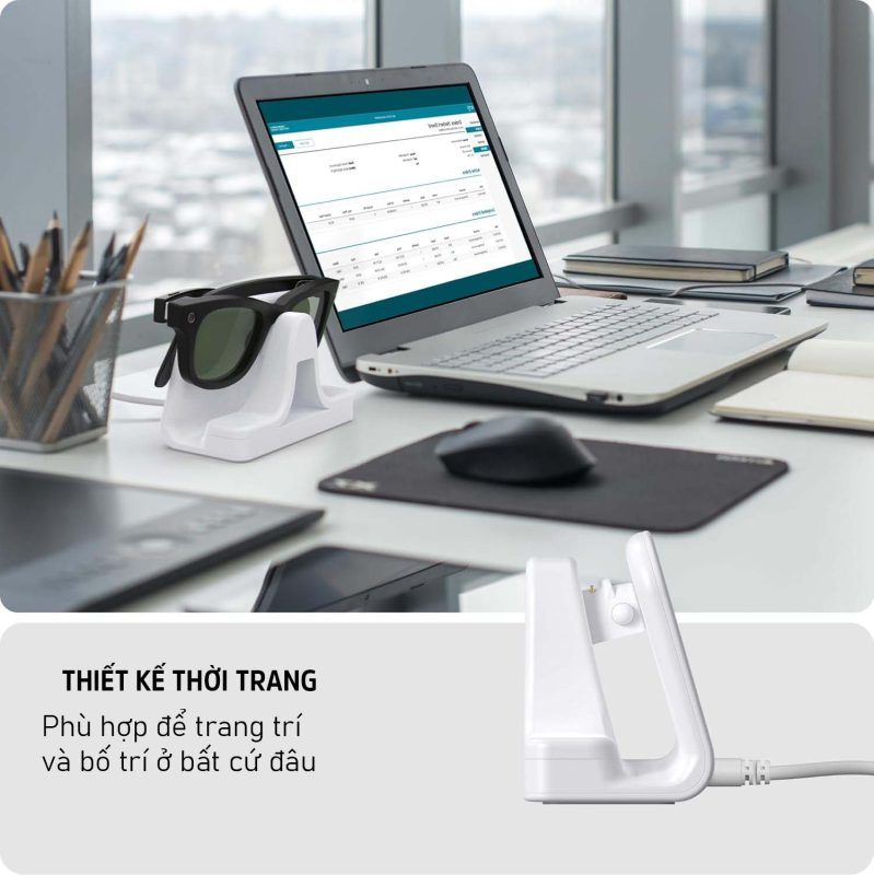 đế Sạc Ray Ban Meta Nhỏ Gọn