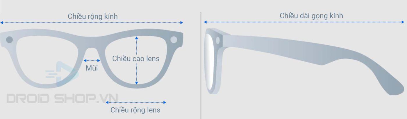 Kích Thước Kính Ray Ban Meta Skyler