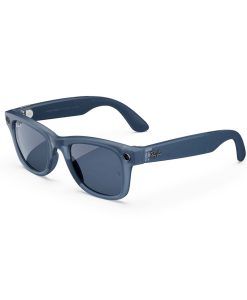 Kính Ray Ban Meta Wayfarer Matte Jeans Transparent Dusty Blue Size L