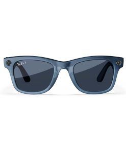 Kính Ray Ban Meta Wayfarer Matte Jeans Transparent Dusty Blue Size M
