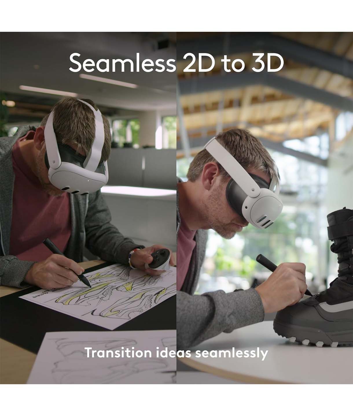 Bút Logitech Mx Ink Mixed Reality Cho Kính Meta Quest 1