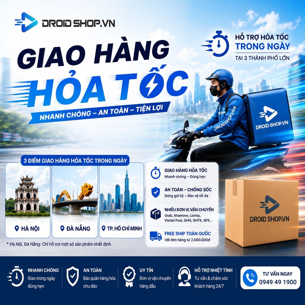 Giao Hàng Hỏa Tốc Trong Ngày