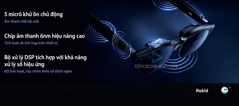 Hệ Thống âm Thanh Trên Kính Rokid Ar