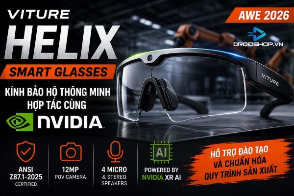 Viture Helix Kính Thông Minh Sử Dụng Công Nghiệp Hợp Tác Nvidia