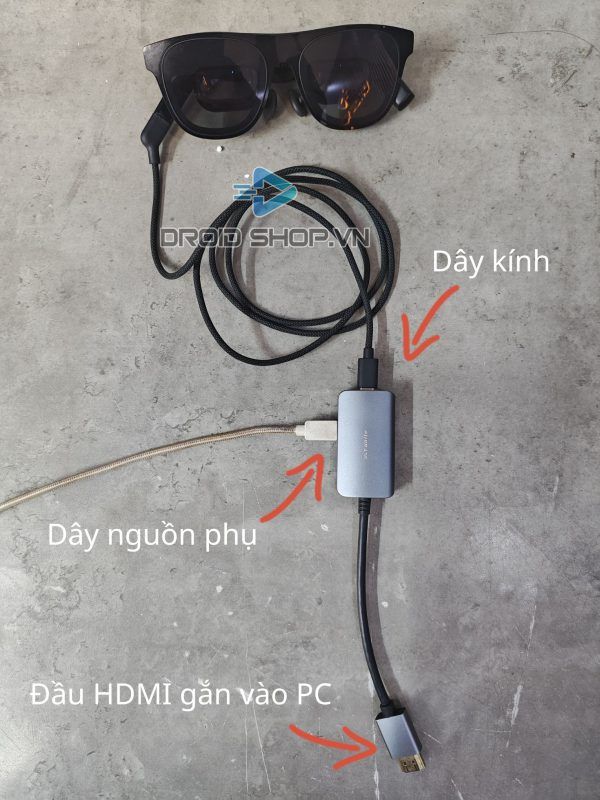 Cách Kết Nối Kính Thông Qua Adapter Hdmi To Usb C