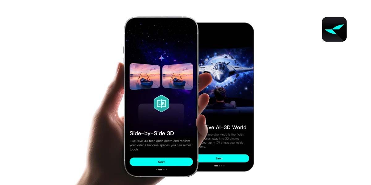Rayneo Xr Glasses App Side By Side 3d Mode
