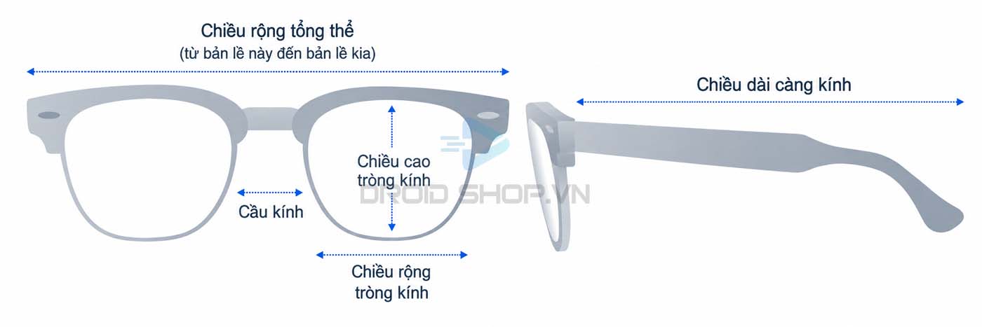 Ray Ban Meta Audio Kích Thước
