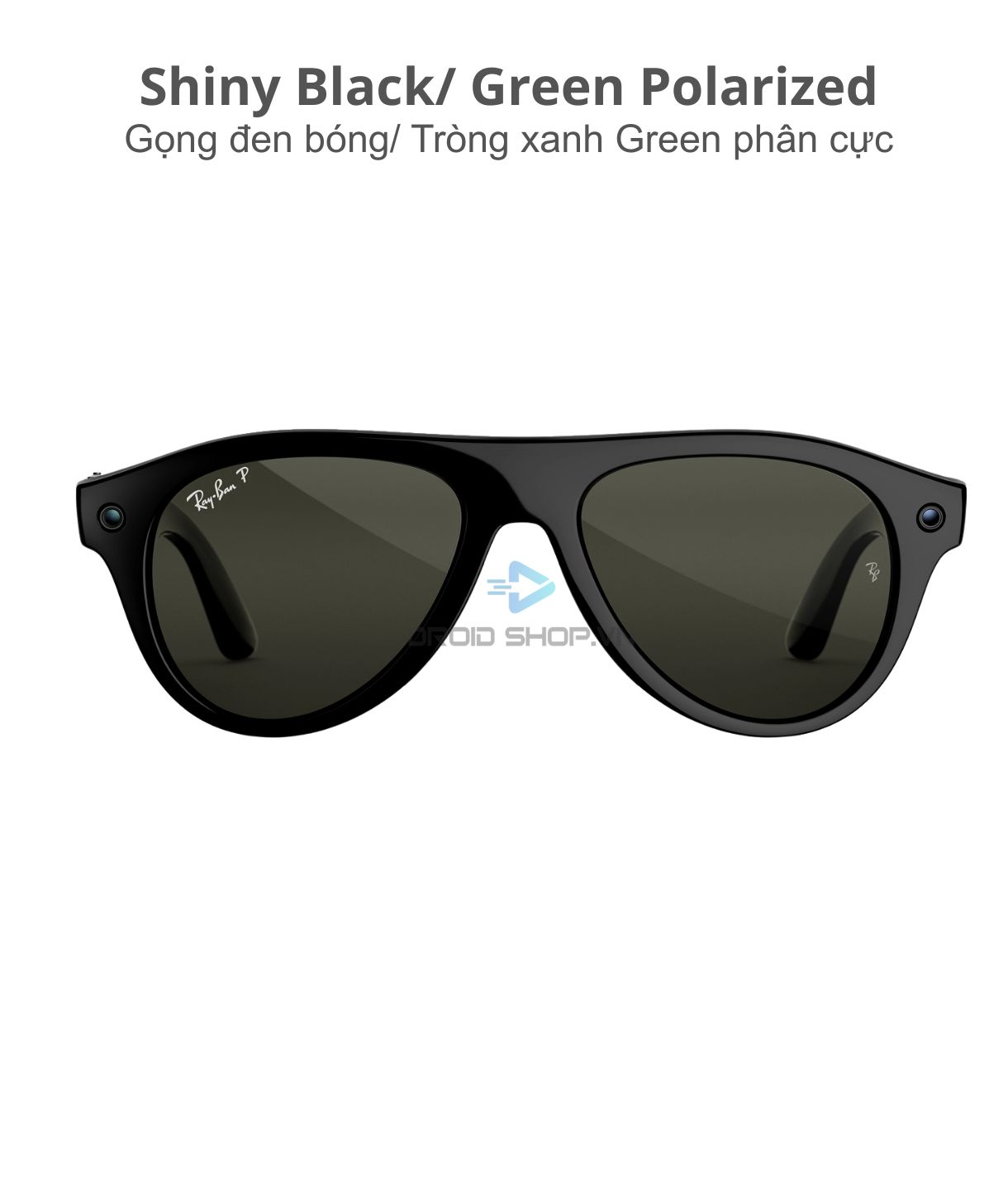 Ray Ban Meta Aviator Gen 3 Shiny Black Green