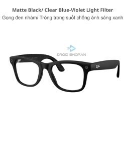 Ray Ban Meta Wayfarer Gen 3 Matte Black Clear