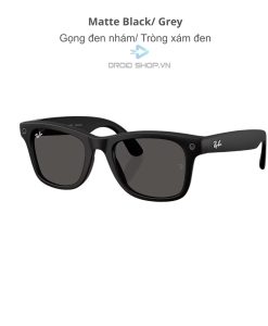 Ray Ban Meta Wayfarer Gen 3 Matte Black Grey