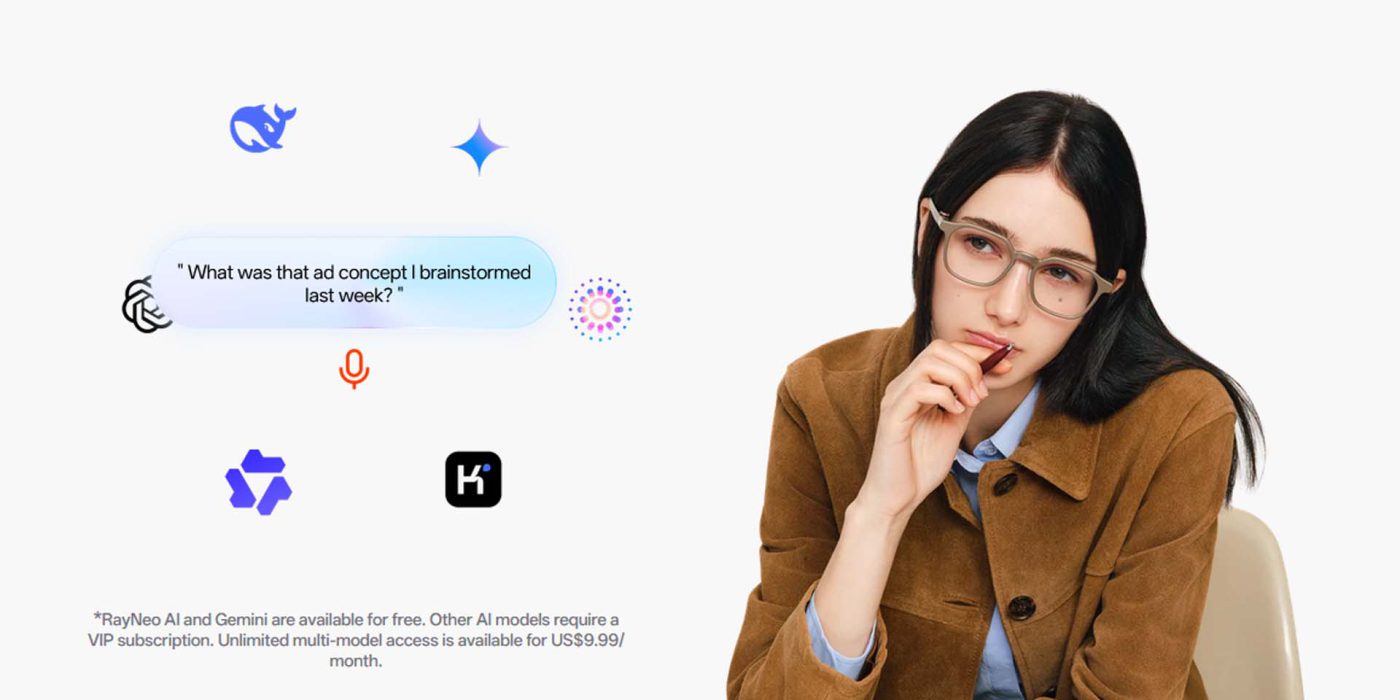 Rayneo Io Hỗ Trợ Nhiều Model Ai Khác Nhau