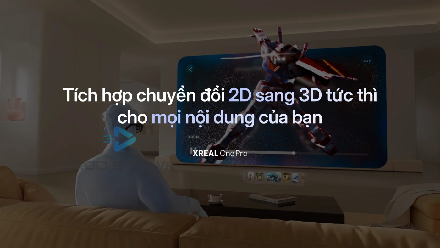 Chuyển đổi Nội Dung Từ 2d Sang 3d Trên Kính Xreal