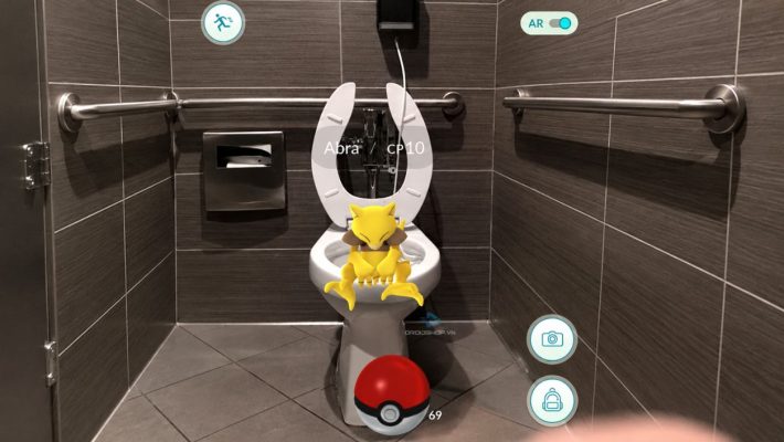 Công nghệ AR được tích hợp trong tựa game Pokémon GO
