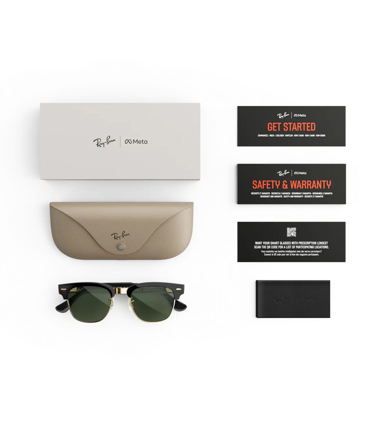 Kính Ray Ban Meta Audio Clubmaster 4